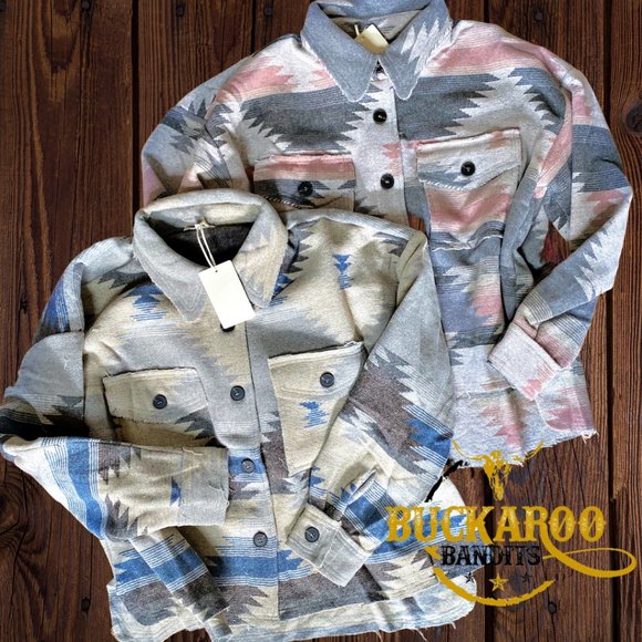 Aztec Jacket - Teal - Picture 5 of 11